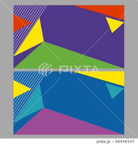 Two background design with abstract colors 48446547