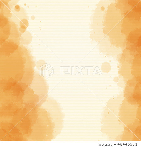 Background design with watercolor in orange 48446551