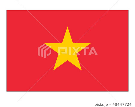 ベトナム社会主義共和国 　国旗(縁あり)