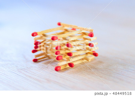 match stalk with red head concept energy old  48449518