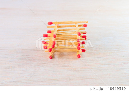 match stalk with red head concept energy old  48449519