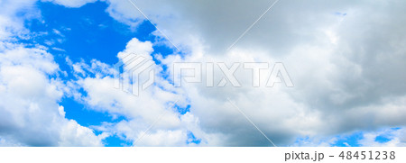 panorama sky cloud vivid and form storm summer  48451238