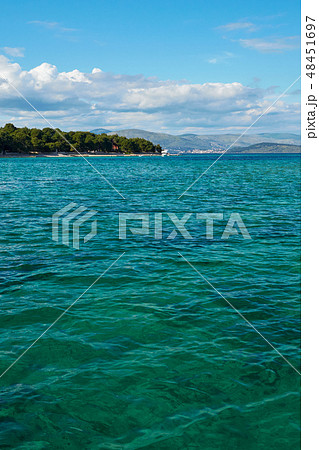 Adriatic Sea coastline in Croatia Adriatic Sea coastline in Croatia 48451697