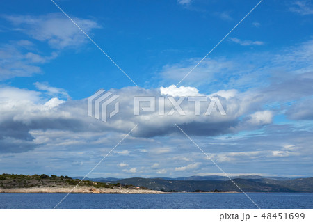 Adriatic Sea coastline in Croatia 48451699