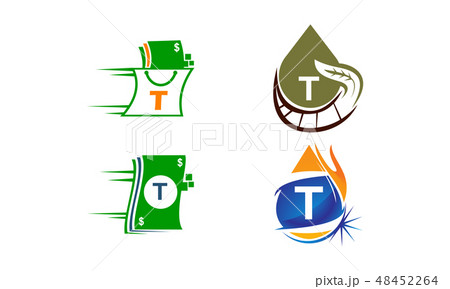 Logotype T Modern Template Set Logotype T Modern Template Set 48452264