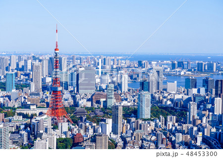 東京 都市風景の写真素材