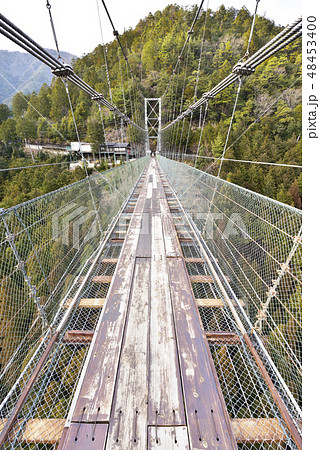 谷瀬の吊り橋(奈良県吉野郡十津川村) 谷瀬の吊り橋(奈良県吉野郡十津川村) 48453400