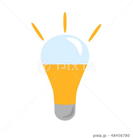 Light bulb icon. Energy and idea symbol. 48456780