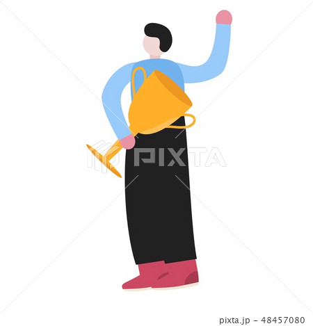 Concepts for success. Happy young man Concepts for success. Happy young man 48457080