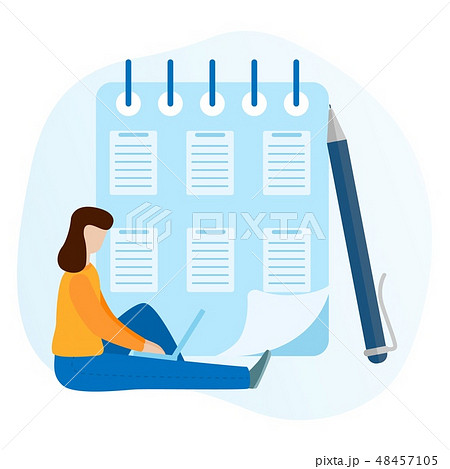 Concept successful completion of business tasks.のイラスト素材 [48457105] - PIXTA