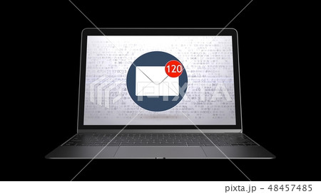 Emails, spam. A large number of emails have been delivered. 48457485
