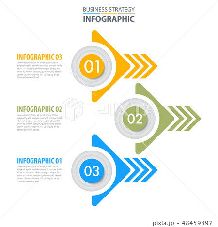 Business Infographics design template illustration 48459897