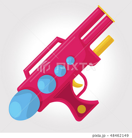 Kids toy ,cosmic water gun on a white background. 48462149
