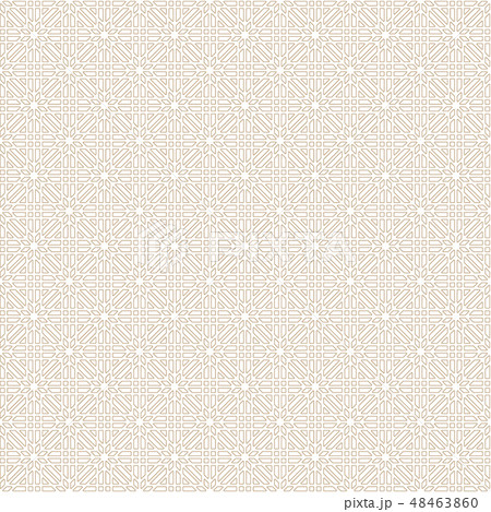 Seamless pattern based on Japanese ornament Kumiko Seamless pattern based on Japanese ornament Kumiko 48463860