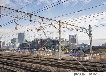 【高輪ゲートウェイ駅 工事中】 【高輪ゲートウェイ駅 工事中】 48465606