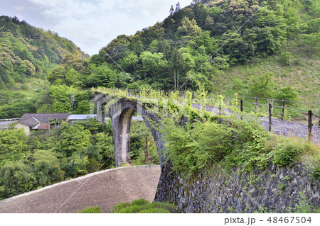 下津井のめがね橋　下津井　梼原川　四万十川　支流　高知 48467504