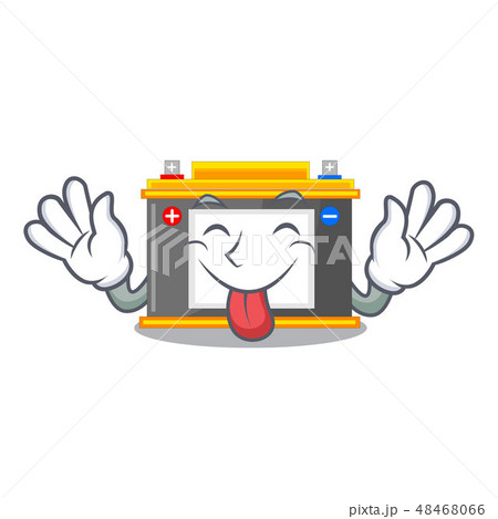 Tongue out miniature accomulator in the a shape Tongue out miniature accomulator in the a shape 48468066