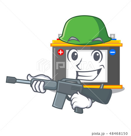 Army accomulator in the a character shape Army accomulator in the a character shape 48468150