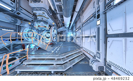 宇宙船内部 48469232