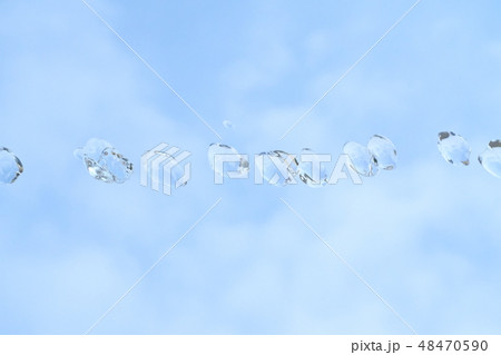 空バックの水玉 48470590