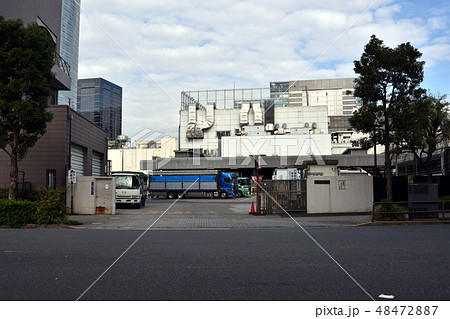 東京食肉市場の南門 48472887