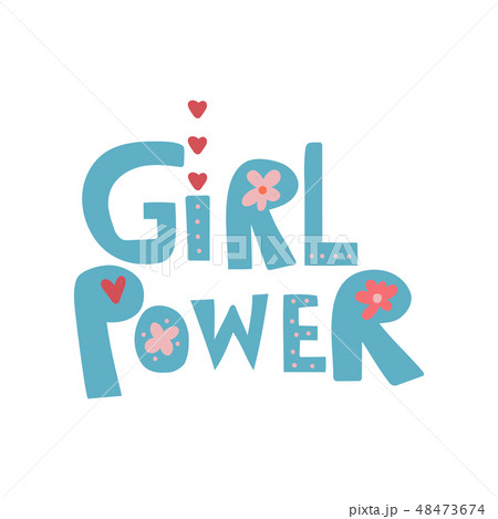 Girl Power, Design Element Can Be Used For Greeting Card, Badge, Label, Invitation, Banner Vector Girl Power, Design Element Can Be Used For Greeting Card, Badge, Label, Invitation, Banner Vector 48473674