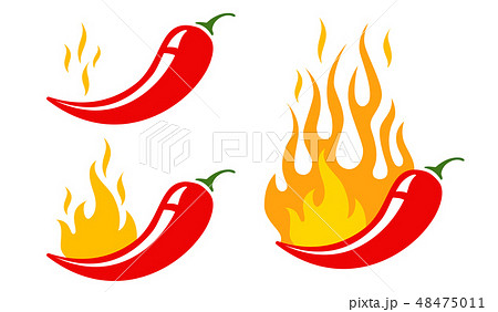 Hot Chilli Pepperのイラスト素材