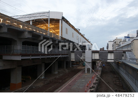 高架化が進む新潟駅（2018年7月） 48479252