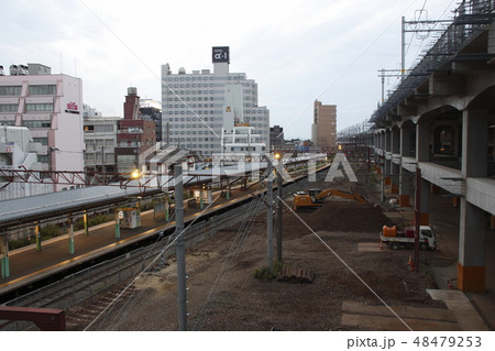 高架化が進む新潟駅（2018年7月） 48479253