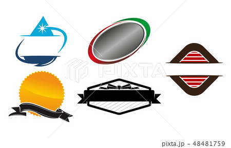 Template Emblem Blank Set Template Emblem Blank Set 48481759