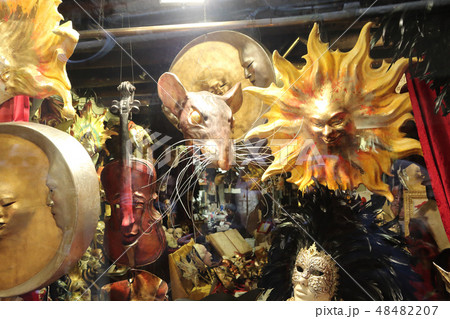 Beautiful Carnival Masks - Venice, Italy Beautiful Carnival Masks - Venice, Italy 48482207