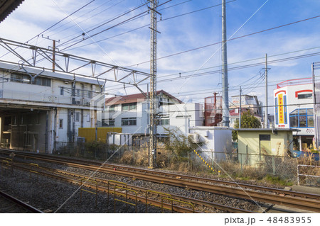 鴨宮　駅ホームからの風景 48483955