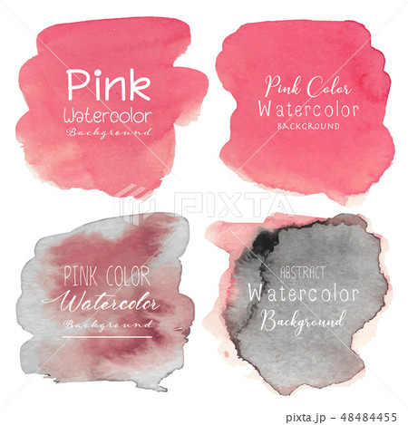 Pink abstract watercolor background. 48484455
