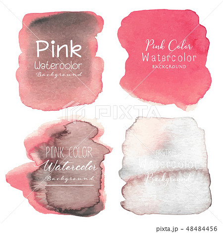 Pink abstract watercolor background. 48484456