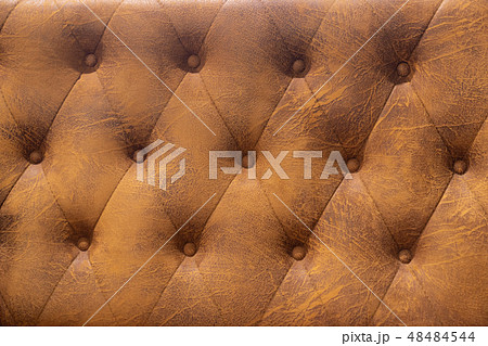 brown Upholstery artificial leather with rivets 48484544