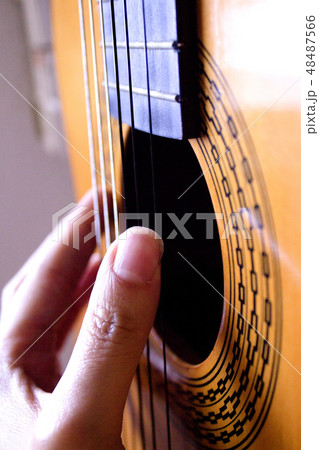 Part of a Spanish guitar 48487566