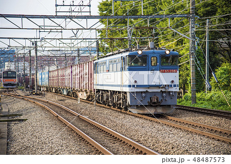 【貨物列車 EF65 コンテナ 府中本町駅】 【貨物列車 EF65 コンテナ 府中本町駅】 48487573
