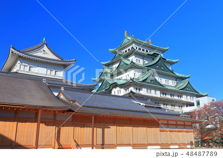 名古屋城大天守と本丸御殿 名古屋城大天守と本丸御殿 48487789