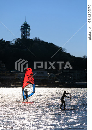 湘南海岸_SUP風景 湘南海岸_SUP風景 48489570