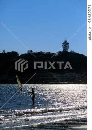 湘南海岸_SUP風景 湘南海岸_SUP風景 48489571