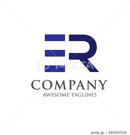Creative Letter Er Logo Conceptのイラスト素材 48490509 Pixta