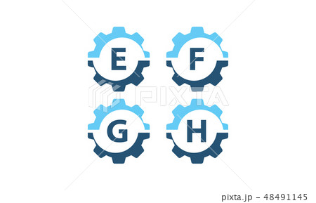Gear Vector Template Set Gear Vector Template Set 48491145