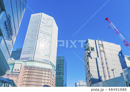 大阪 キタ 阪急前交差点付近 大阪 キタ 阪急前交差点付近 48491986