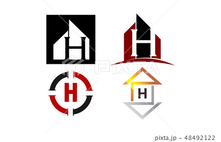 Logotype H Modern Template Set Logotype H Modern Template Set 48492122