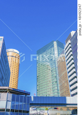 大阪　西梅田　大阪マルビルとビル群　 48492347