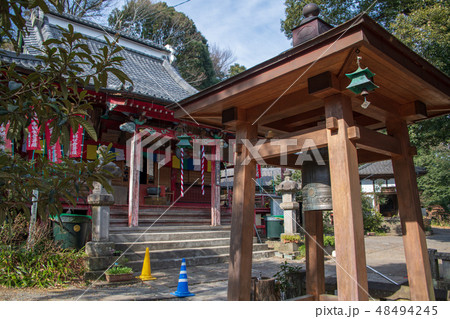 清水寺　鐘楼と観音堂　高崎市 48494245