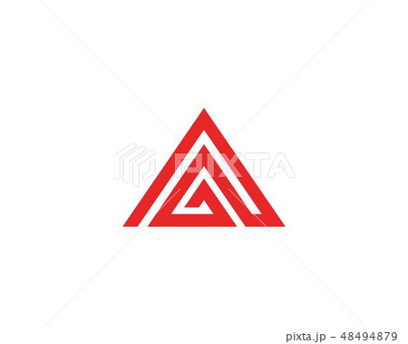 pyramid logo and symbol Business abstract pyramid logo and symbol Business abstract 48494879
