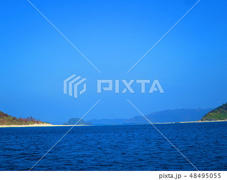 沖縄　慶良間諸島　海　島　風景 48495055