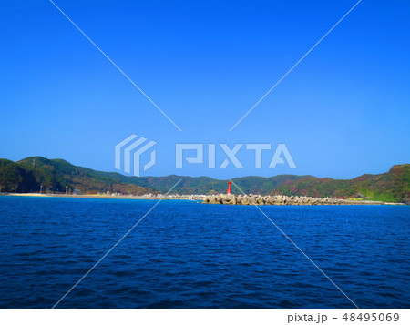沖縄　慶良間諸島　海　島　風景 48495069