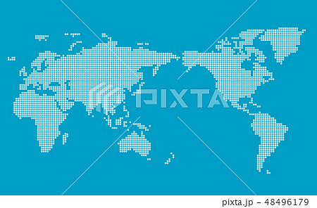 モザイク世界地図 Wold Mapのイラスト素材